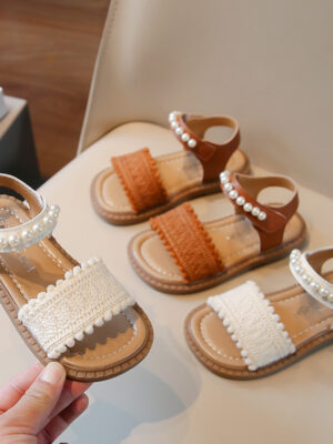 Children's Fashionable Pearl Beach Sports Sandals