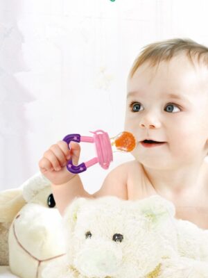 New Baby Silicone Pacifier, Encapsulated To Soothe Complementary Food Feeding Artifact