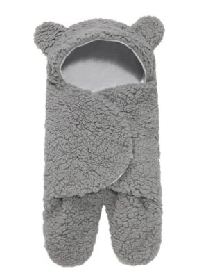 Lamb Plush Sleeping Bag Newborn Baby Swaddling Quilt