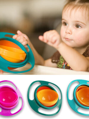 360 Rotate Universal Spill-proof Bowl Dishes